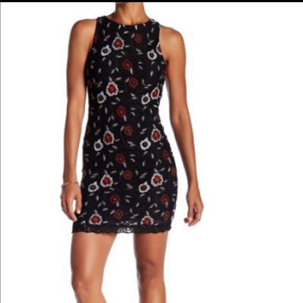 ❤️Anthro Floral Beaded Embroidered Dress